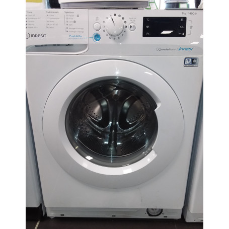 Lave Linge Hublot INDESIT BWE91484XWFR N